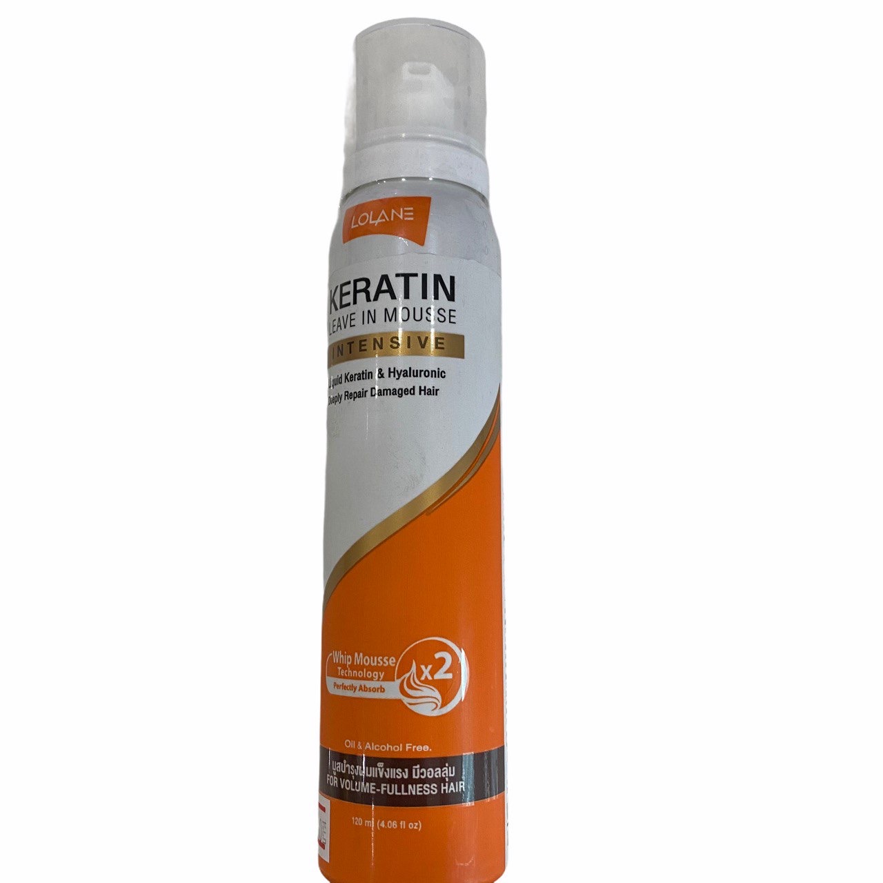 Мусс для волос с кератином Лолэйнv120ml