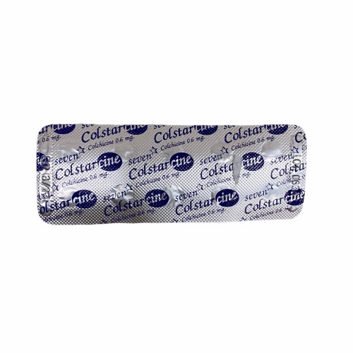 Таблетки для лечени подагры Колхицин (Colchicine 0.6mg),10 блистеров по 10 таблеток
